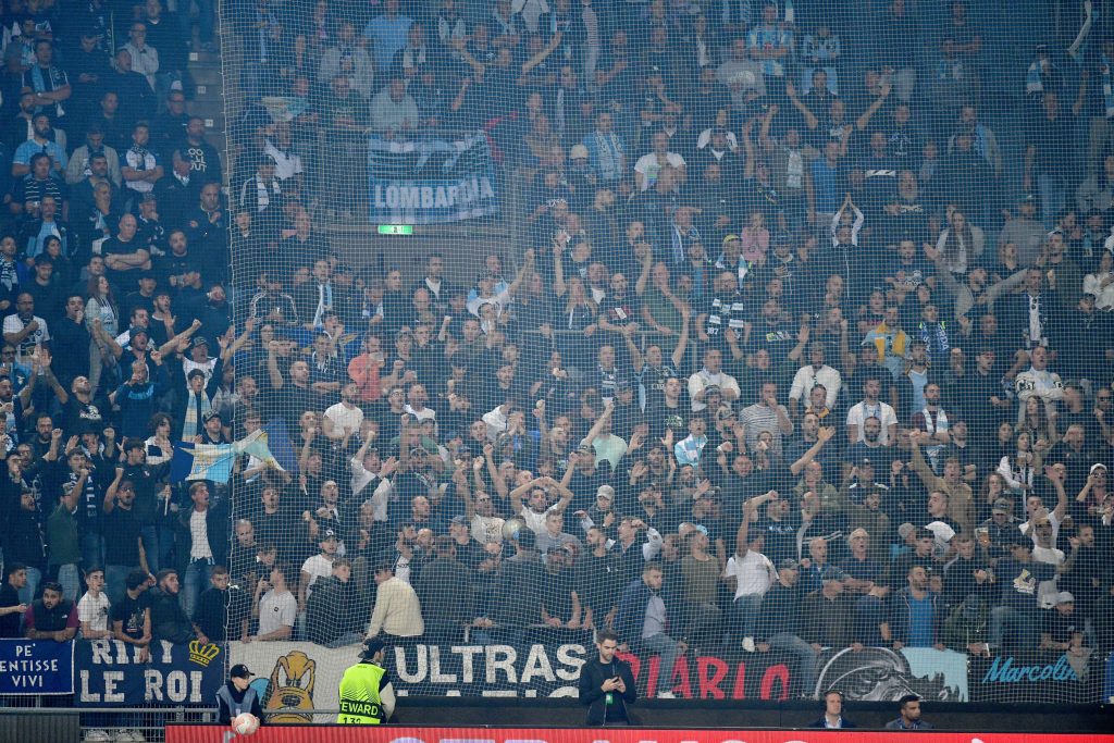 Tifosi della Lazio a Graz