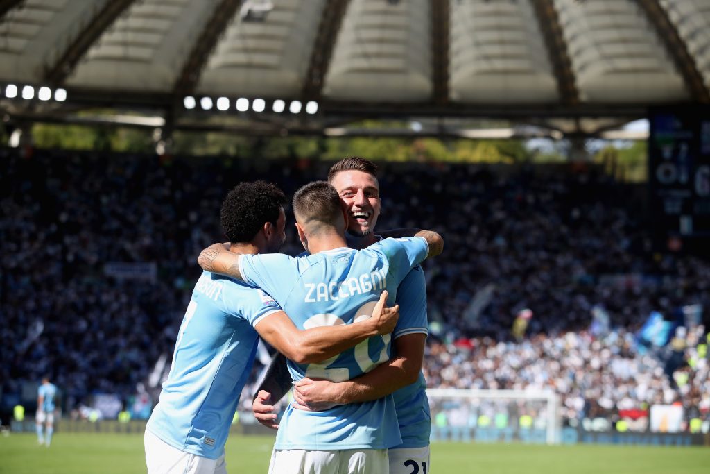 Felipe Anderson, Zaccagni e Milinkovic