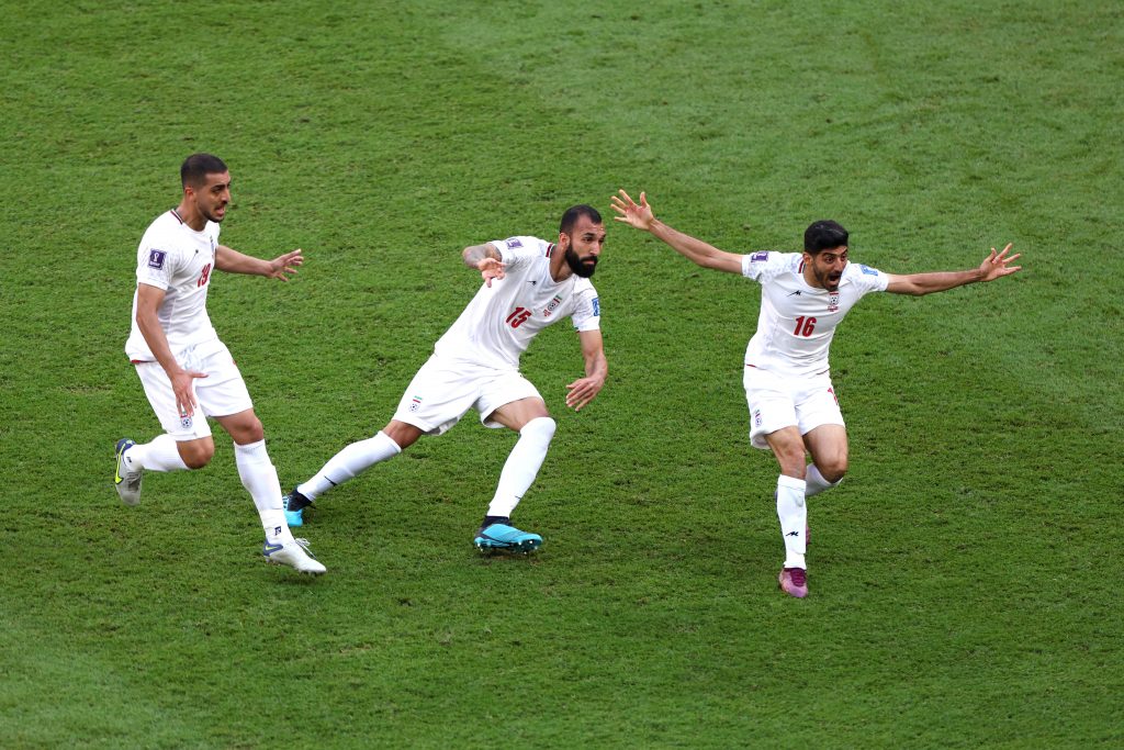 La gioia dei giocatori dell'Iran