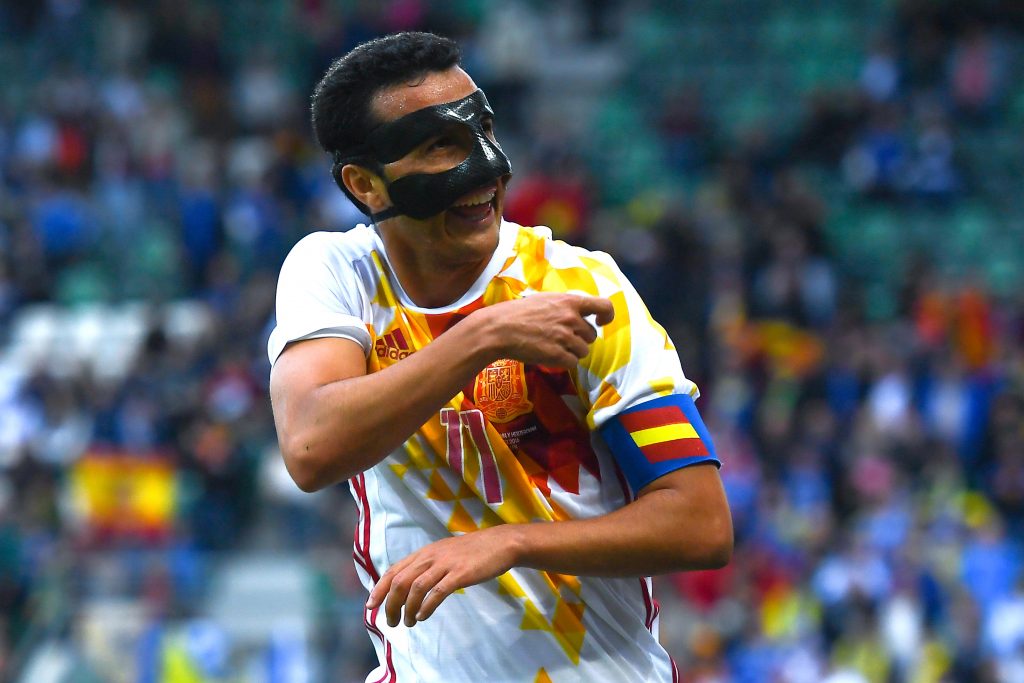 Pedro con la Spagna
