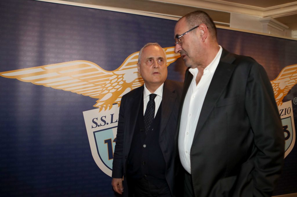 Lotito e Sarri