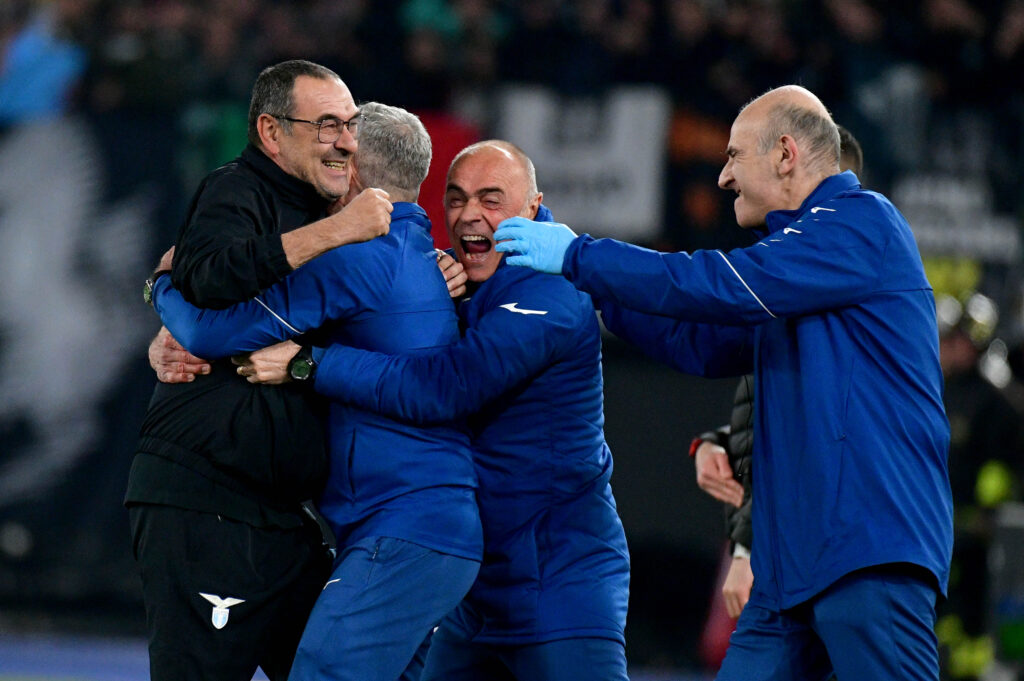 Sarri e lo staff