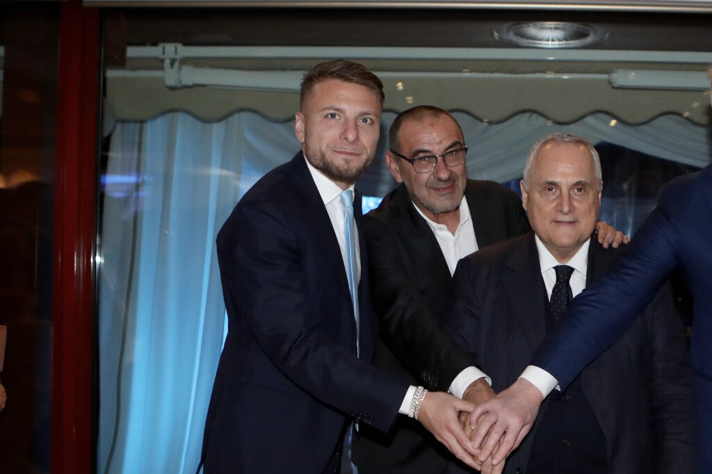 Immobile, Sarri e Lotito