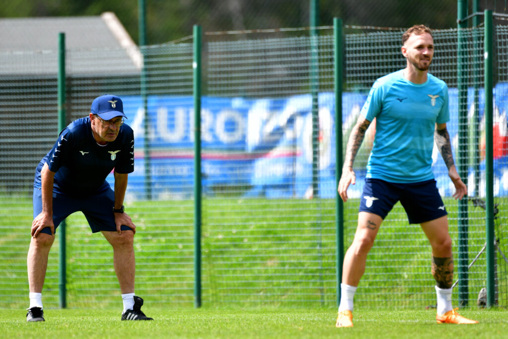 Maurizio Sarri e Lazzari