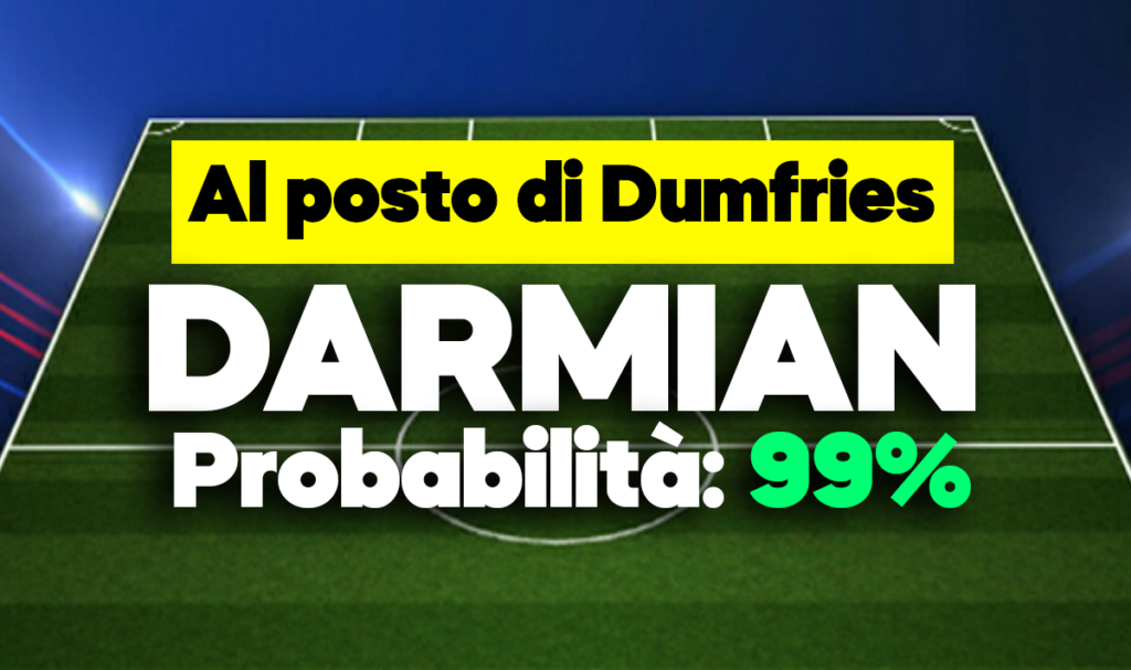 Darmian al posto di Dumfries