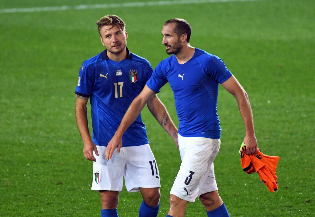 Immobile e Chiellini