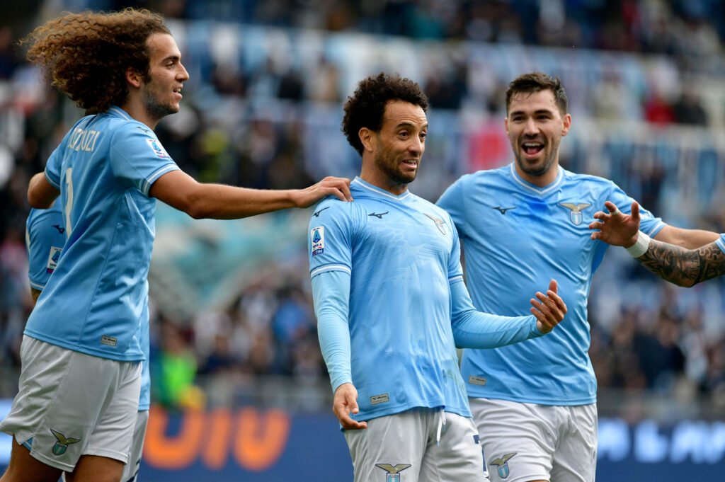 Guendouzi, Felipe Anderson e Romagnoli