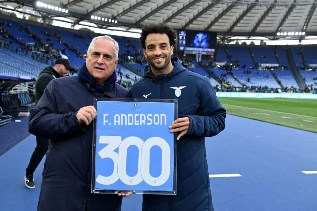 Lotito e Felipe Anderson