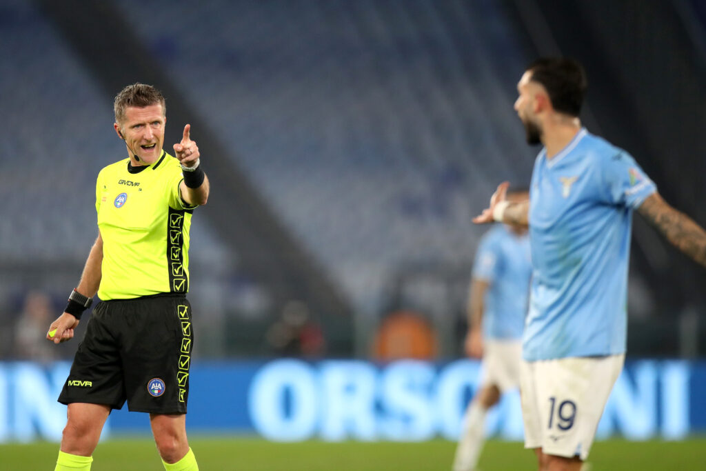 Daniele Orsato e Castellanos