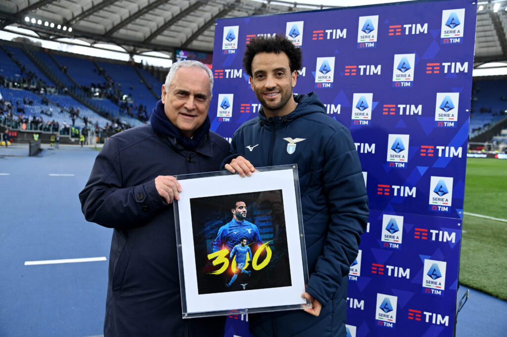 Lotito e Felipe Anderson