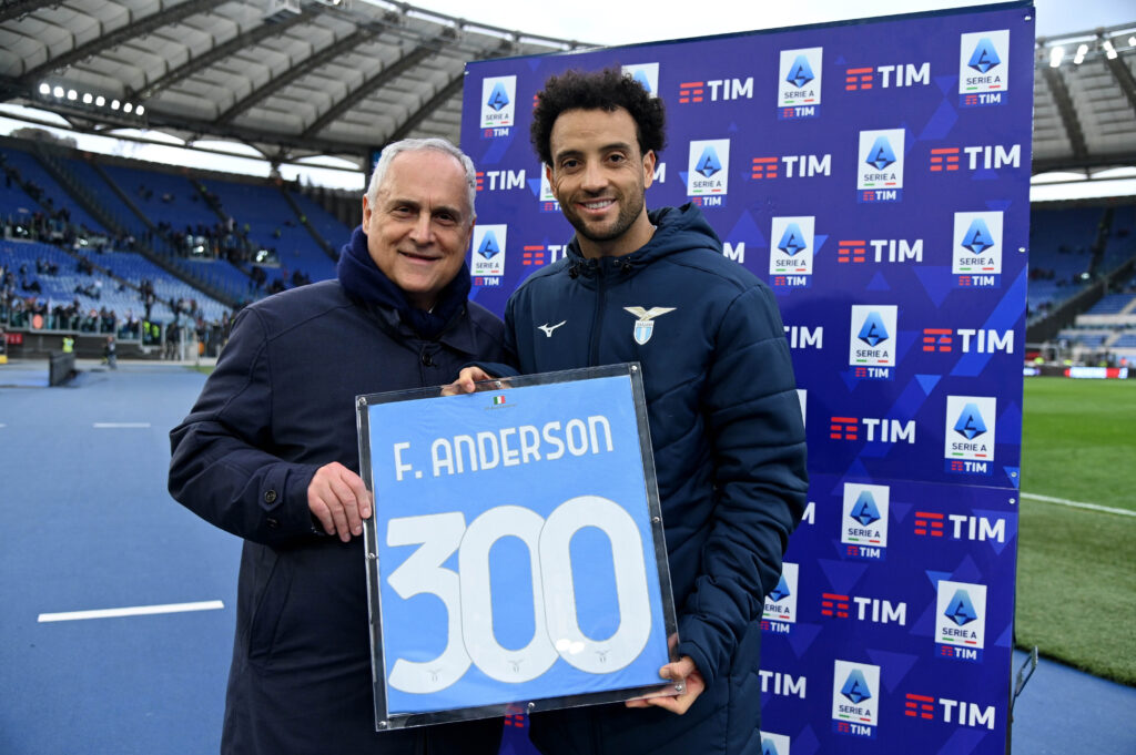 Felipe Anderson e Lotito