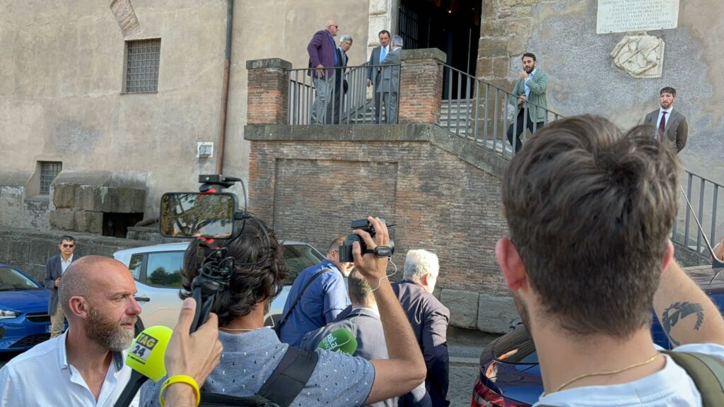 Lotito in Campidoglio