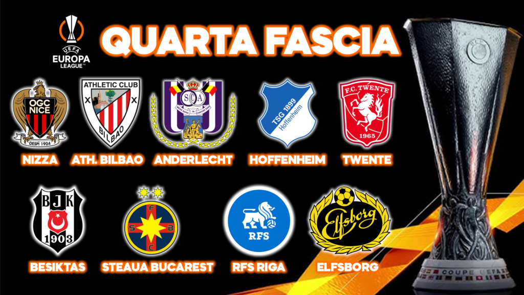 Sorteggi EL 24-25, quarta fascia