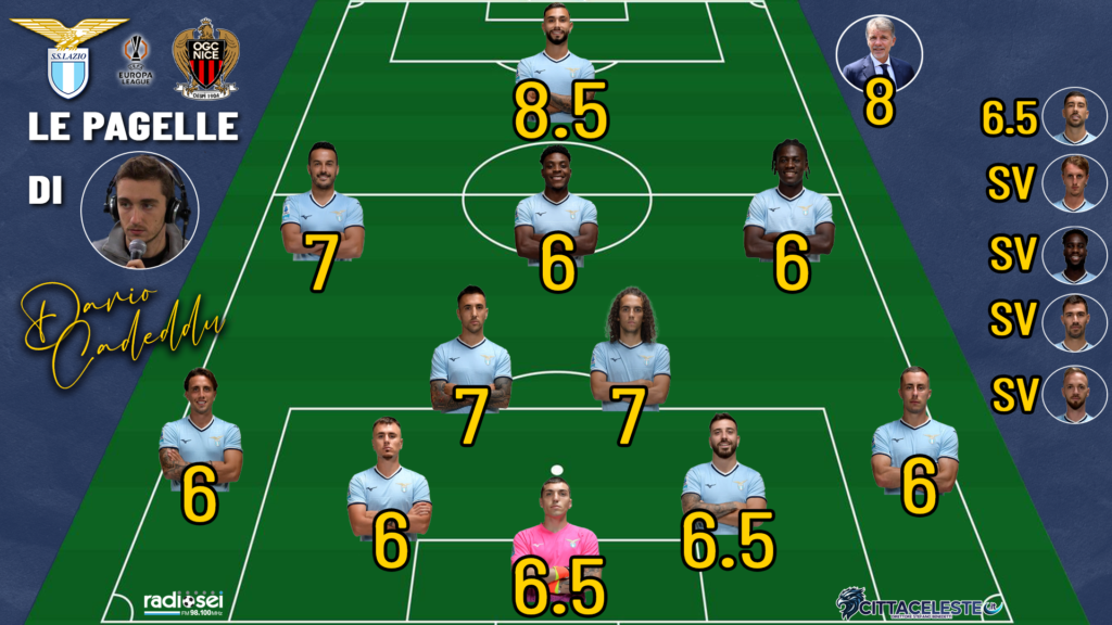Lazio-Nizza, pagelle Dario Cadeddu