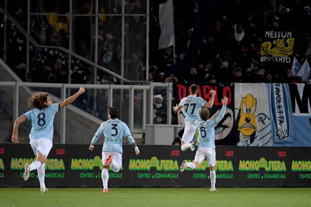 Guendouzi, Pellegrini, Marusic e Rovella