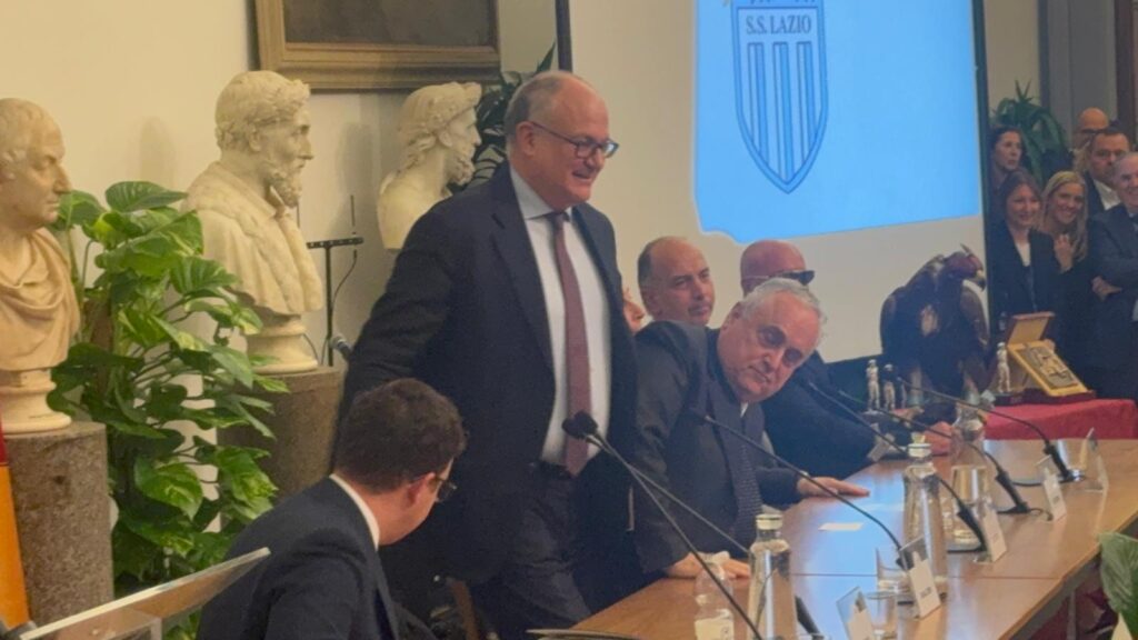 Il sindaco di Roma Roberto Gualtieri