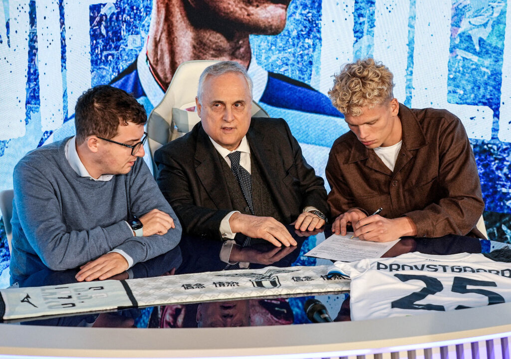 Enrico Lotito, Provstgaard e Claudio Lotito