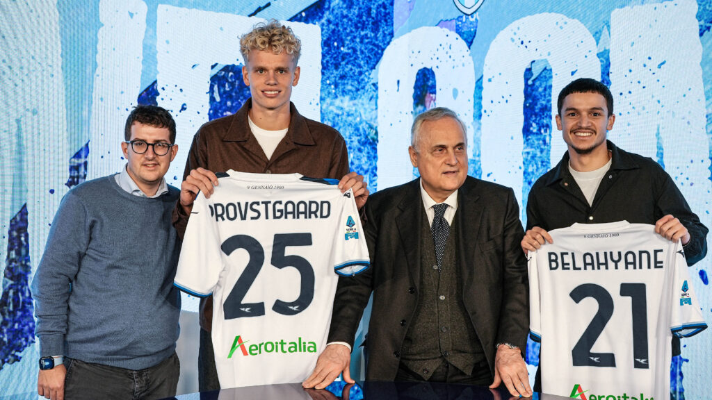 Enrico Lotito, Provstgaard, Belahyane e Claudio Lotito