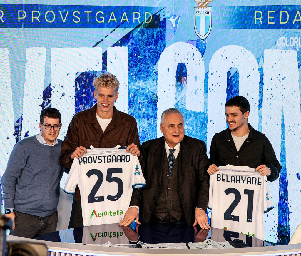 Enrico Lotito, Provstgaard, Belahyane e Claudio Lotito