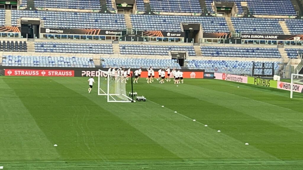 Rifinitura Lazio-Bodo/Glimt Europa League Olimpico