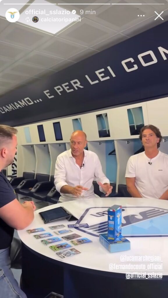 Marchegiani e Couto a Formello per Panini-Lazio