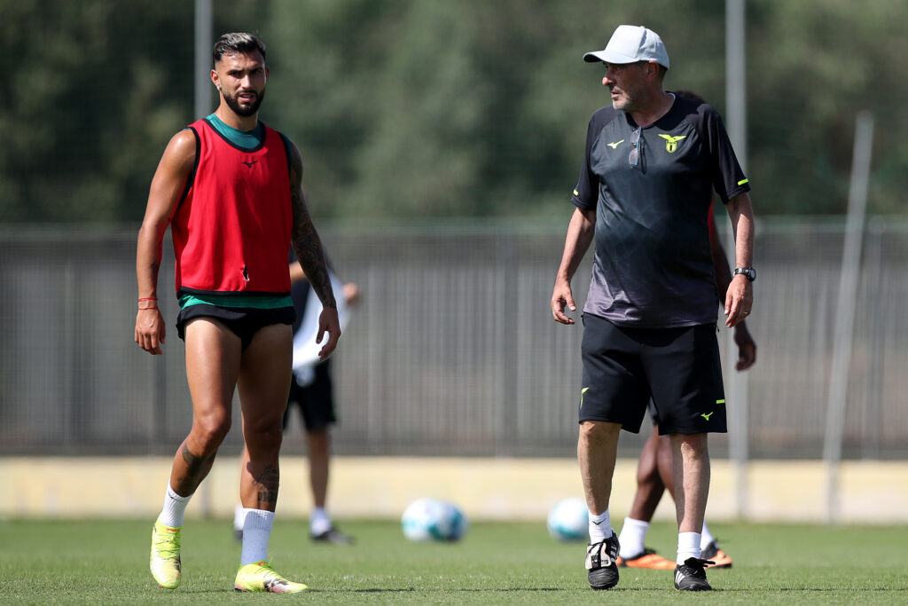 Castellanos e Maurizio Sarri