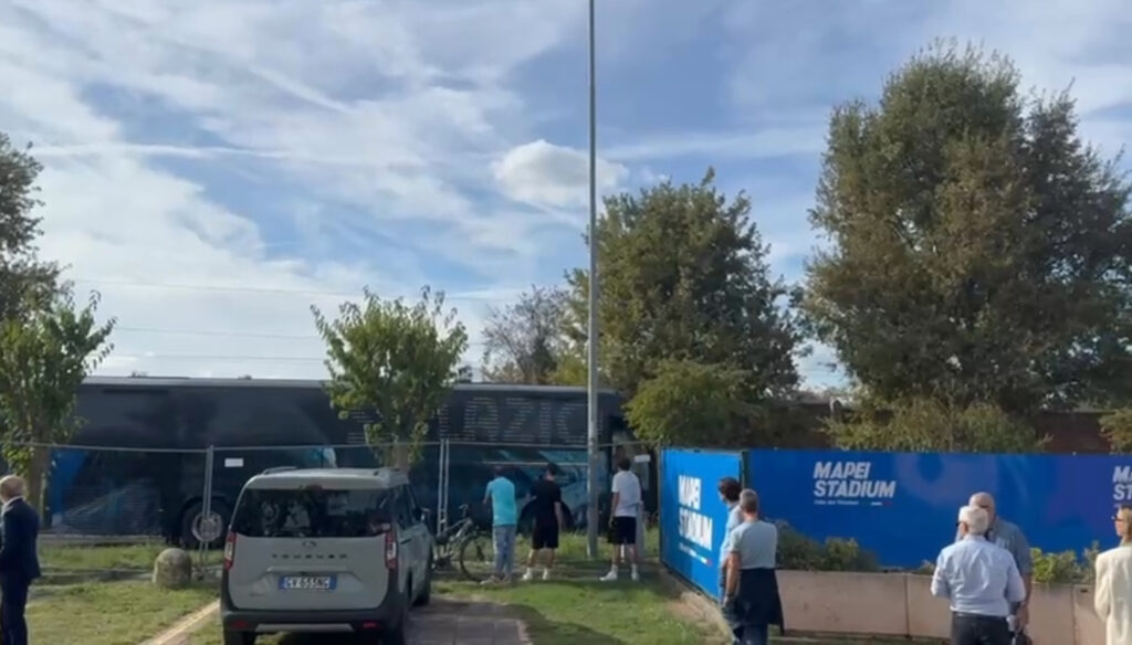 Lazio arriva al Mapei Stadium