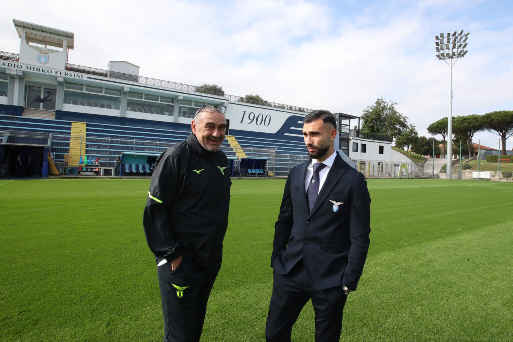 Maurizio Sarri e Castellanos