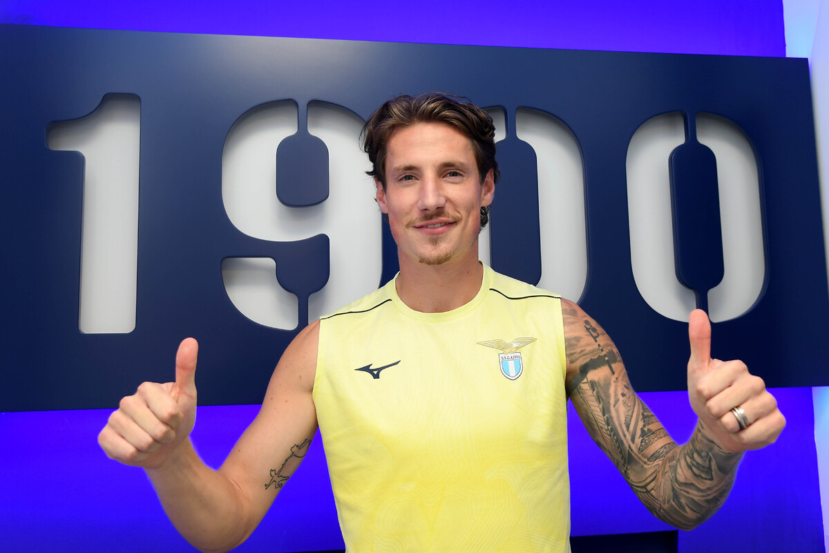 SS Lazio New Signing Andrea Pinamonti Medical Tests