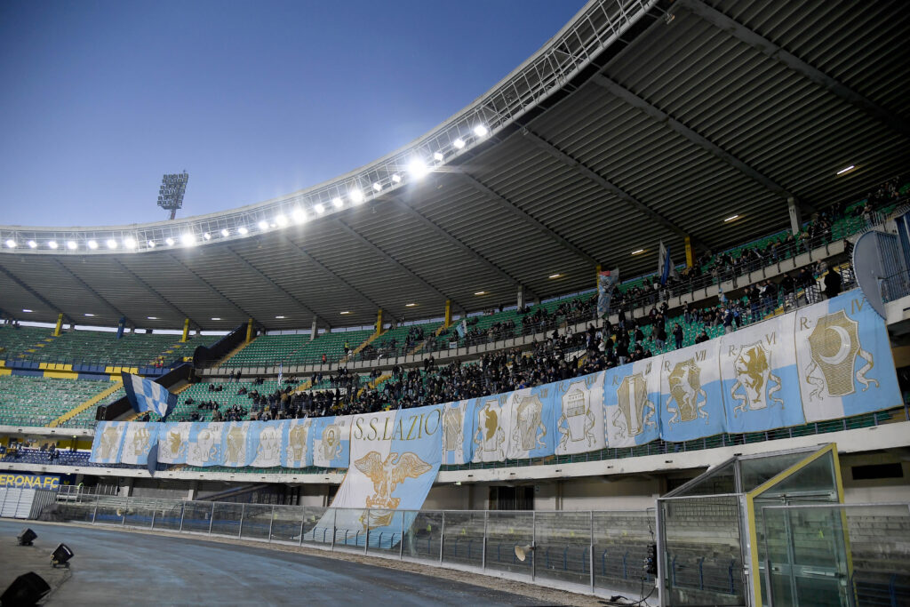 Tifosi Lazio a Verona